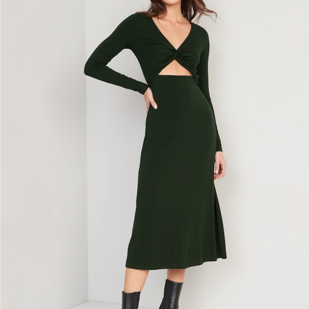 Cutout midi dress